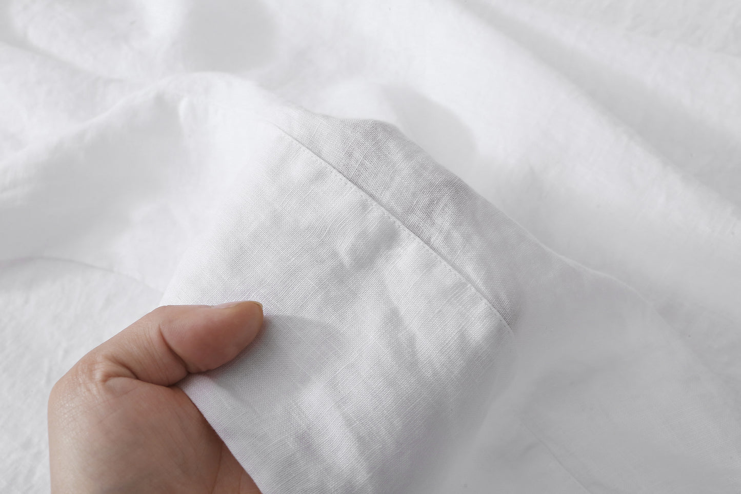 Rug Branch French Linen White Sheet Set