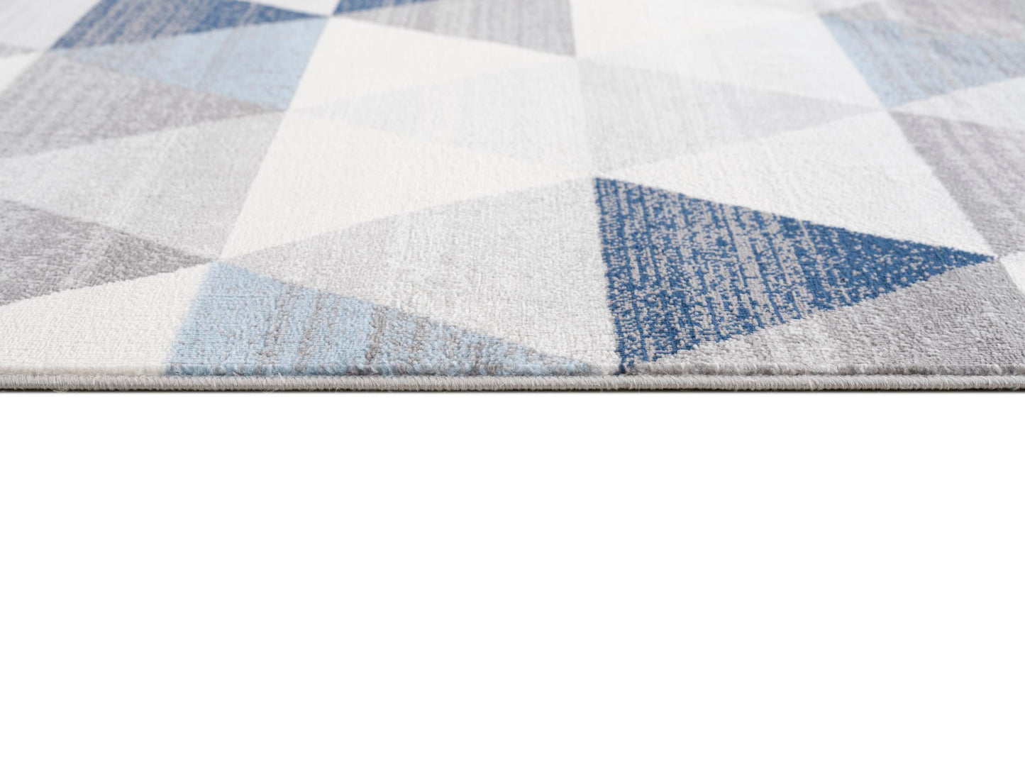 Eldin Geometric Contemporary Blue Indoor Rug-30