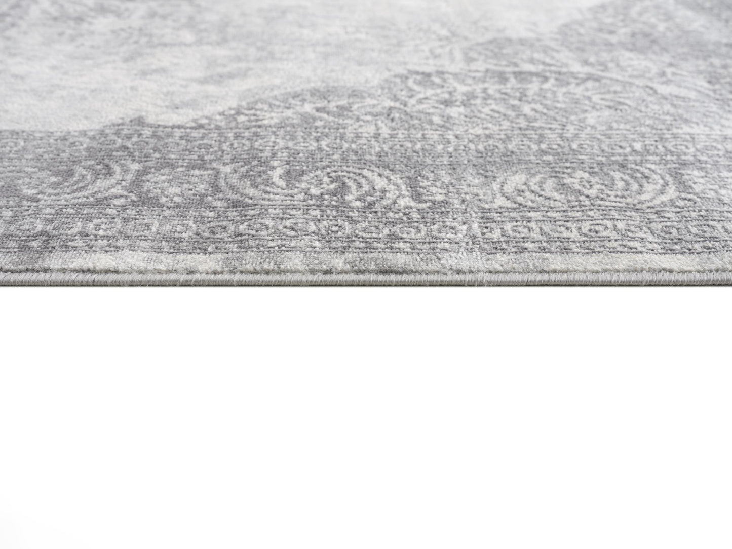 Soraya Medallion Floral Grey Indoor Rug