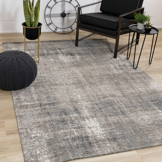 Modern Organic Grey Area Rug
