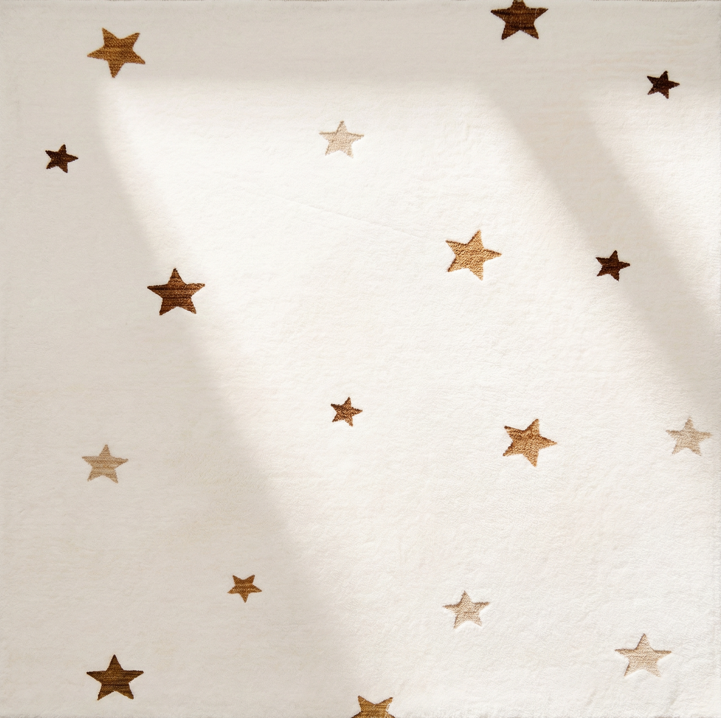 Alfombra de juego Soft Steps Playtime Stars color crema suave