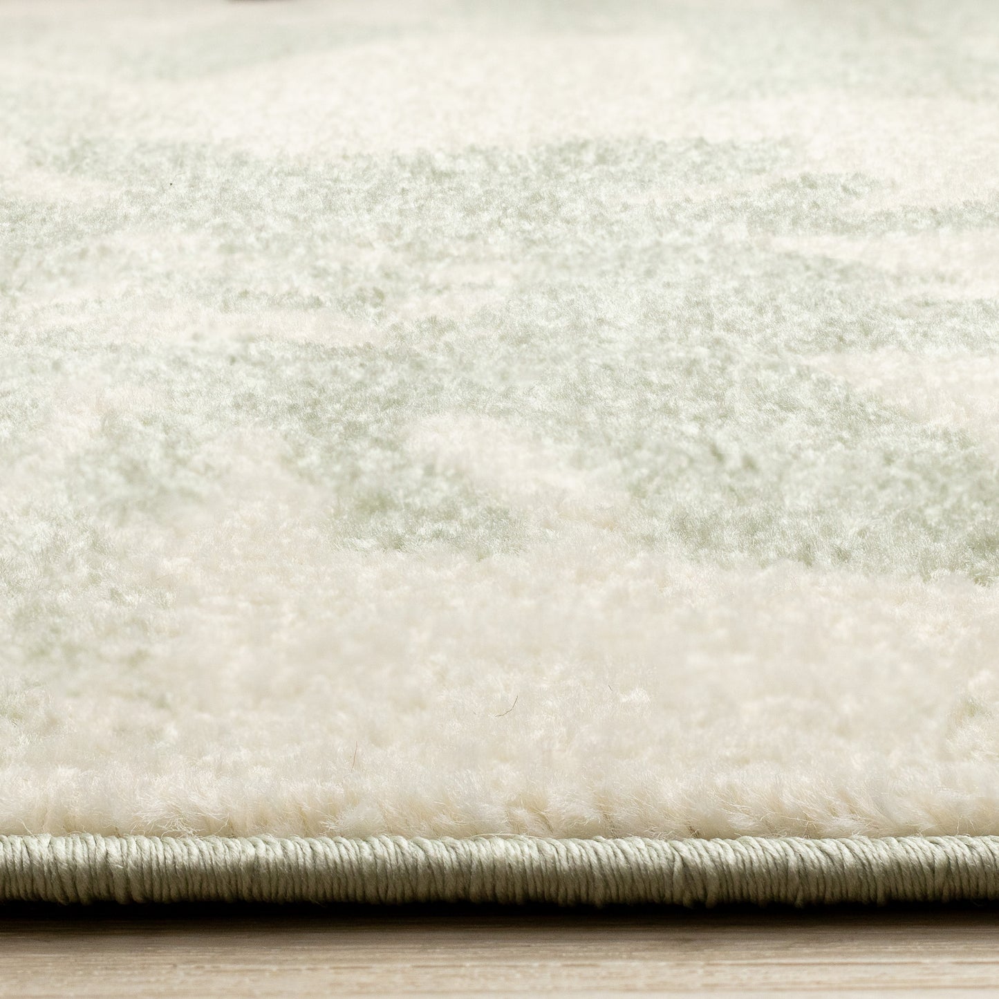 Contemporary Botanical Green Area Rug-9