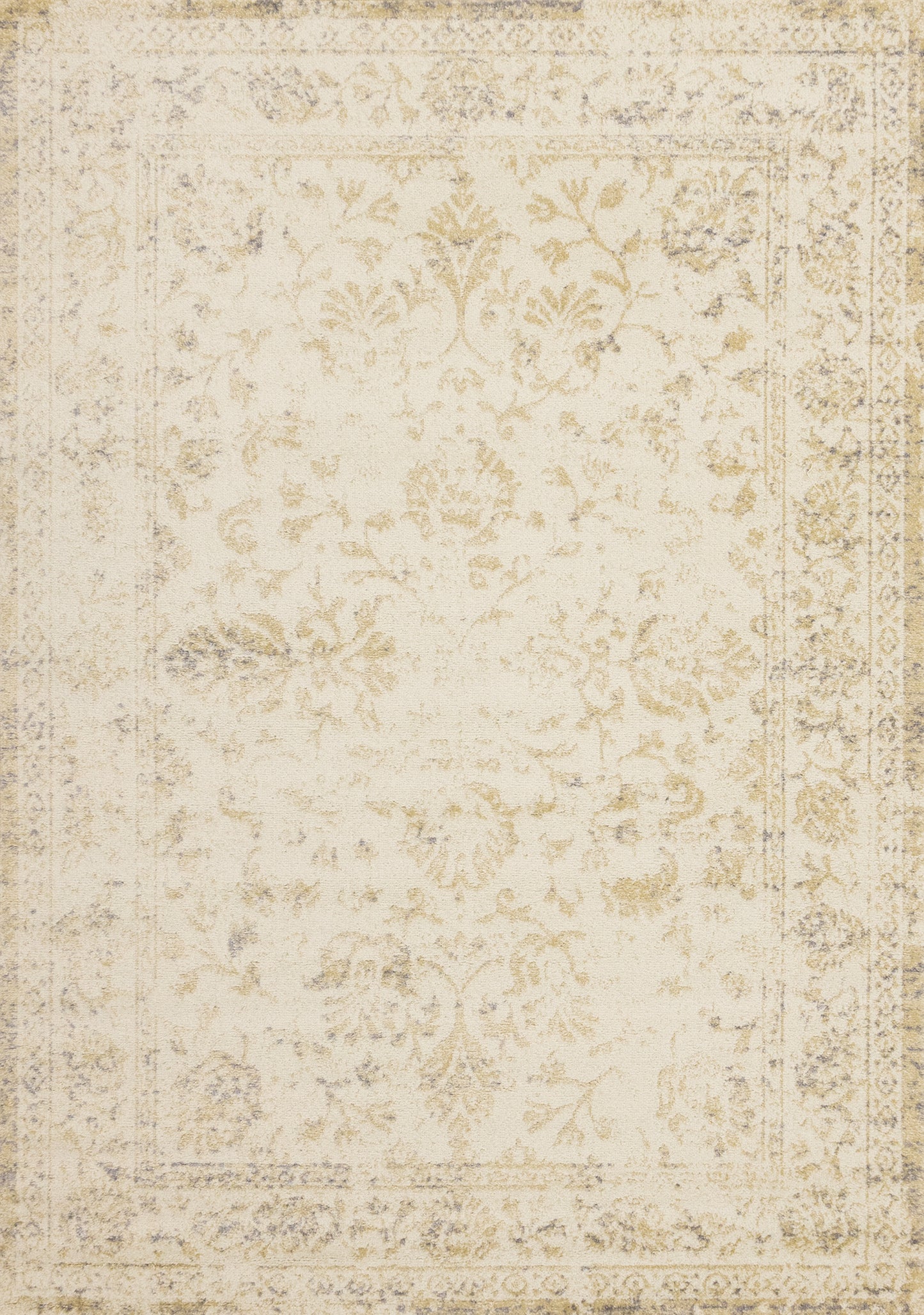 Classic Traditional Cream Area Rug