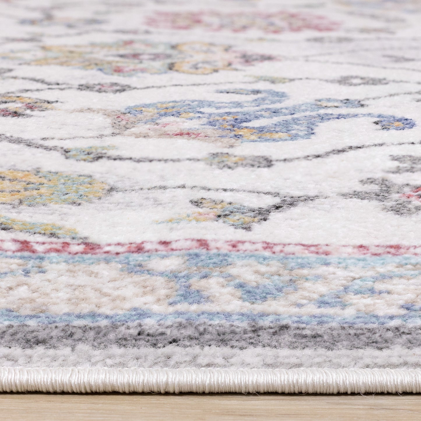 Classic Traditional Classic Cream Area Rug-9