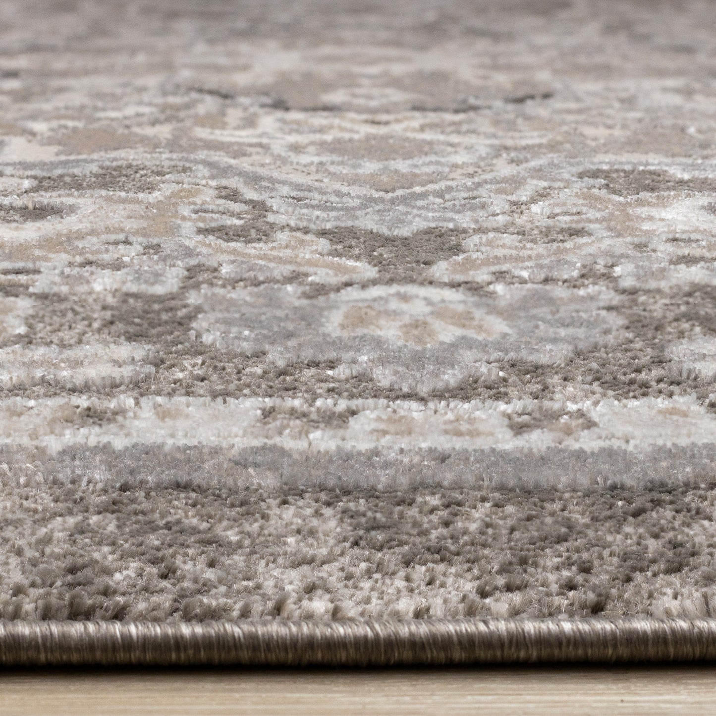 Classic Traditional Taupe Area Rug-9