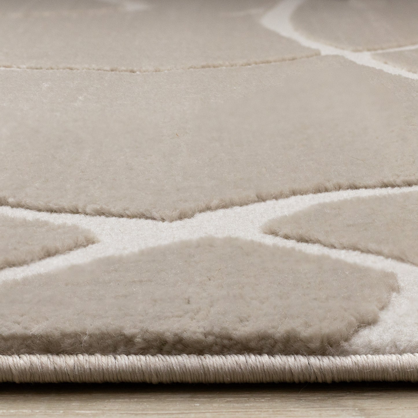 Art Organic Tonal Solid Cream Area Rug-9