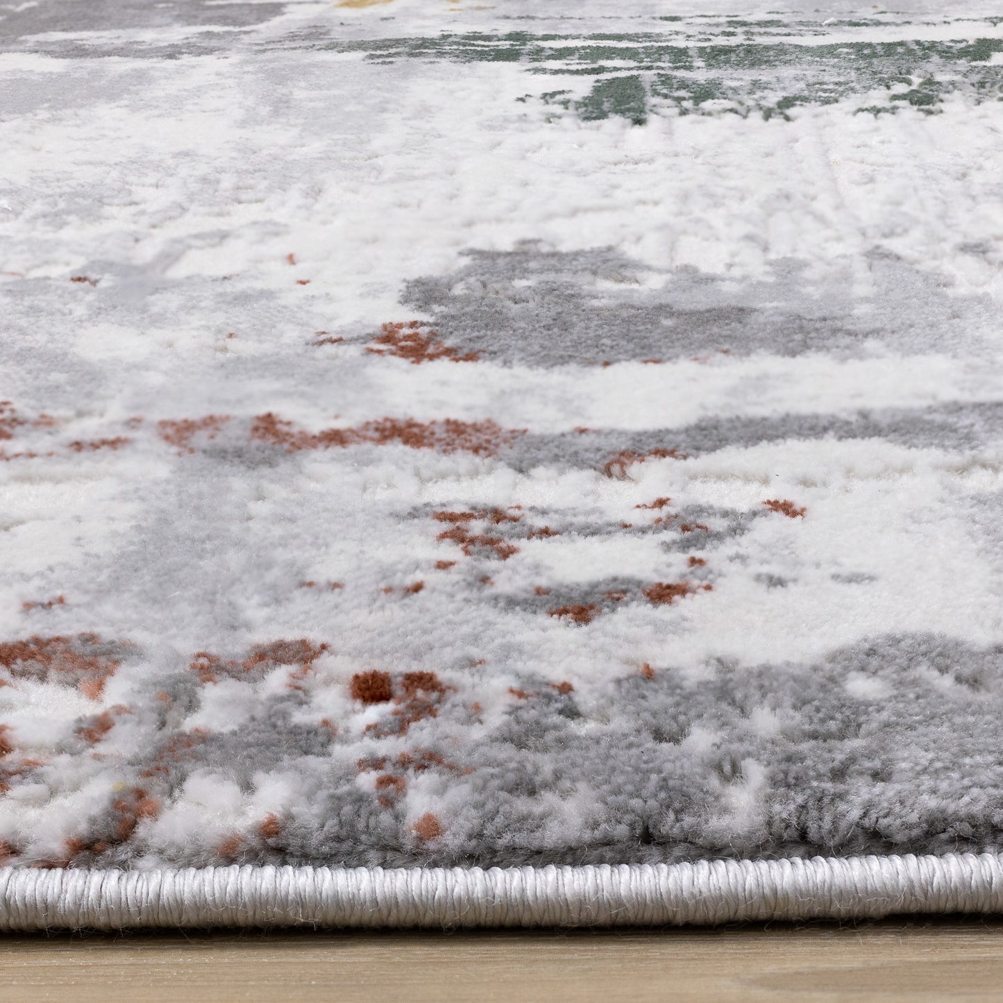 Contemporary Organic Grey Area Rug