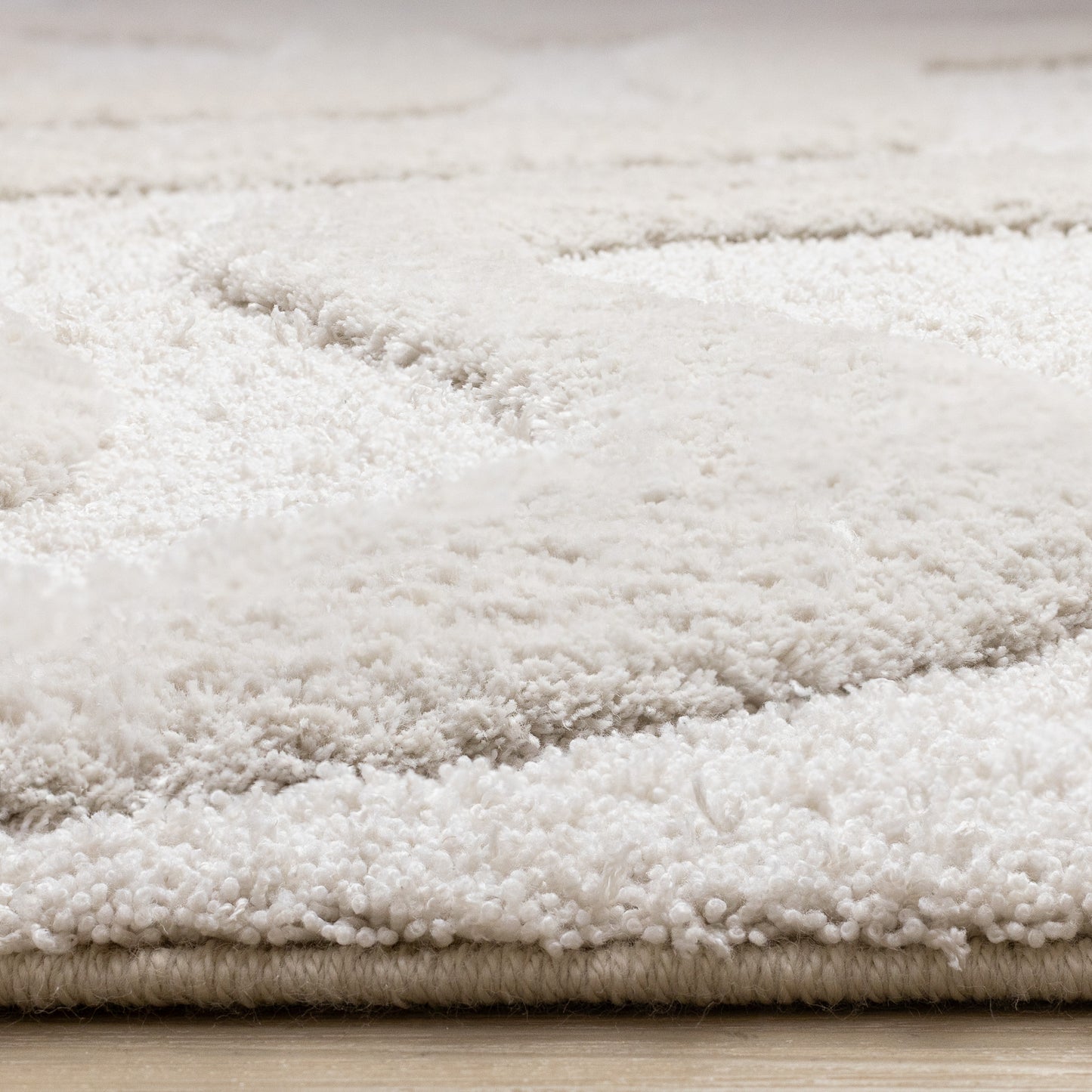 Modern Organic White Area Rug-10
