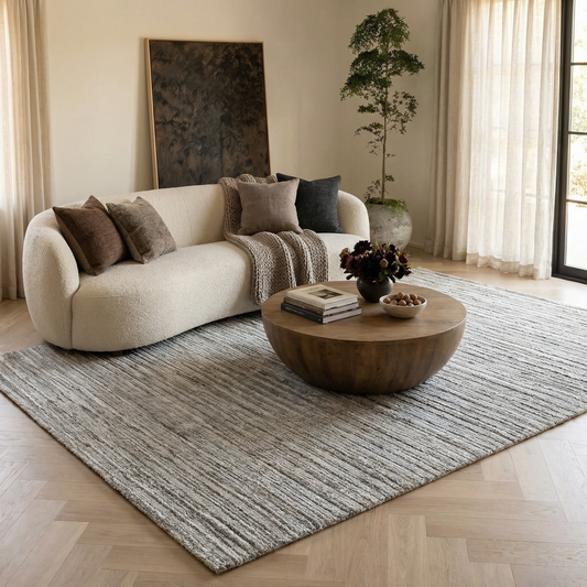 Tapis gris moderne abstrait Casa