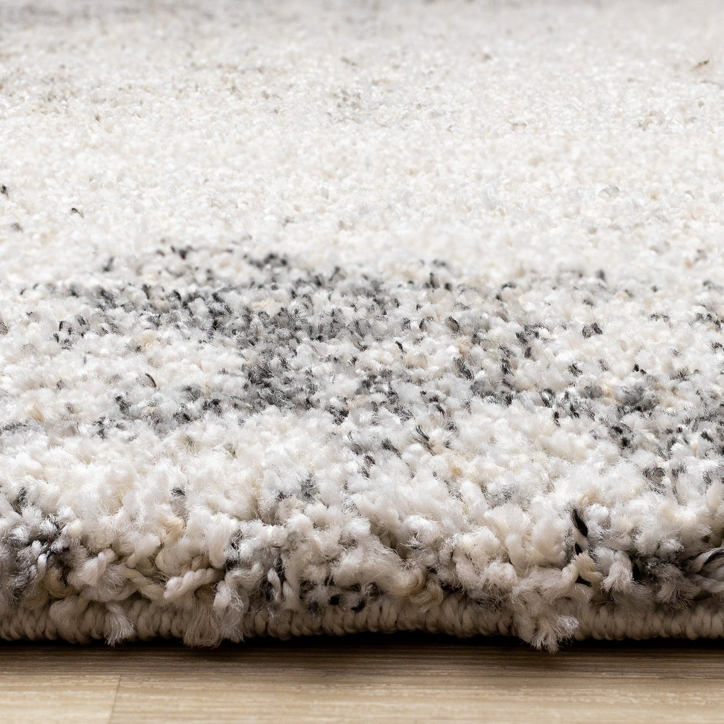 Contemporary Distressed White Area Rug