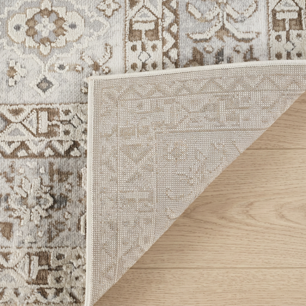 Alfombra Nomad Vintage beige desgastada
