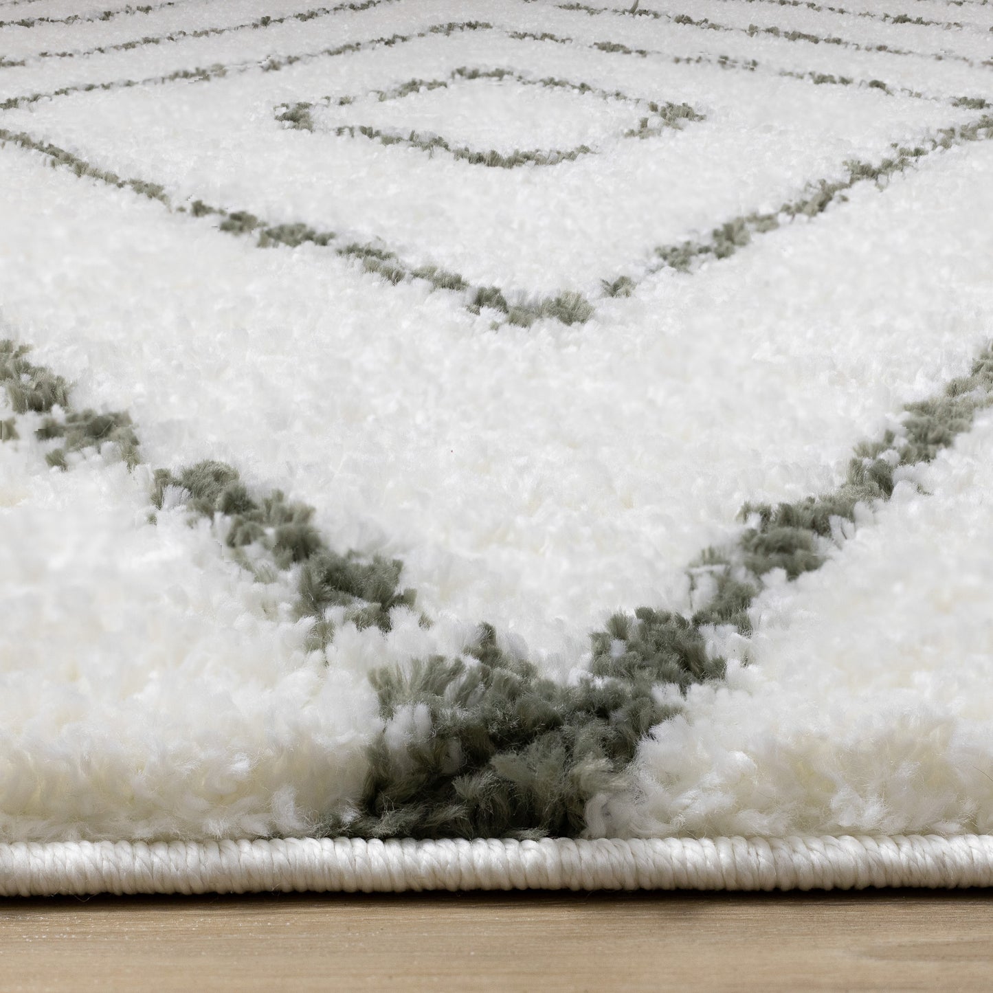 Contemporary Geometric Cream Area Rug