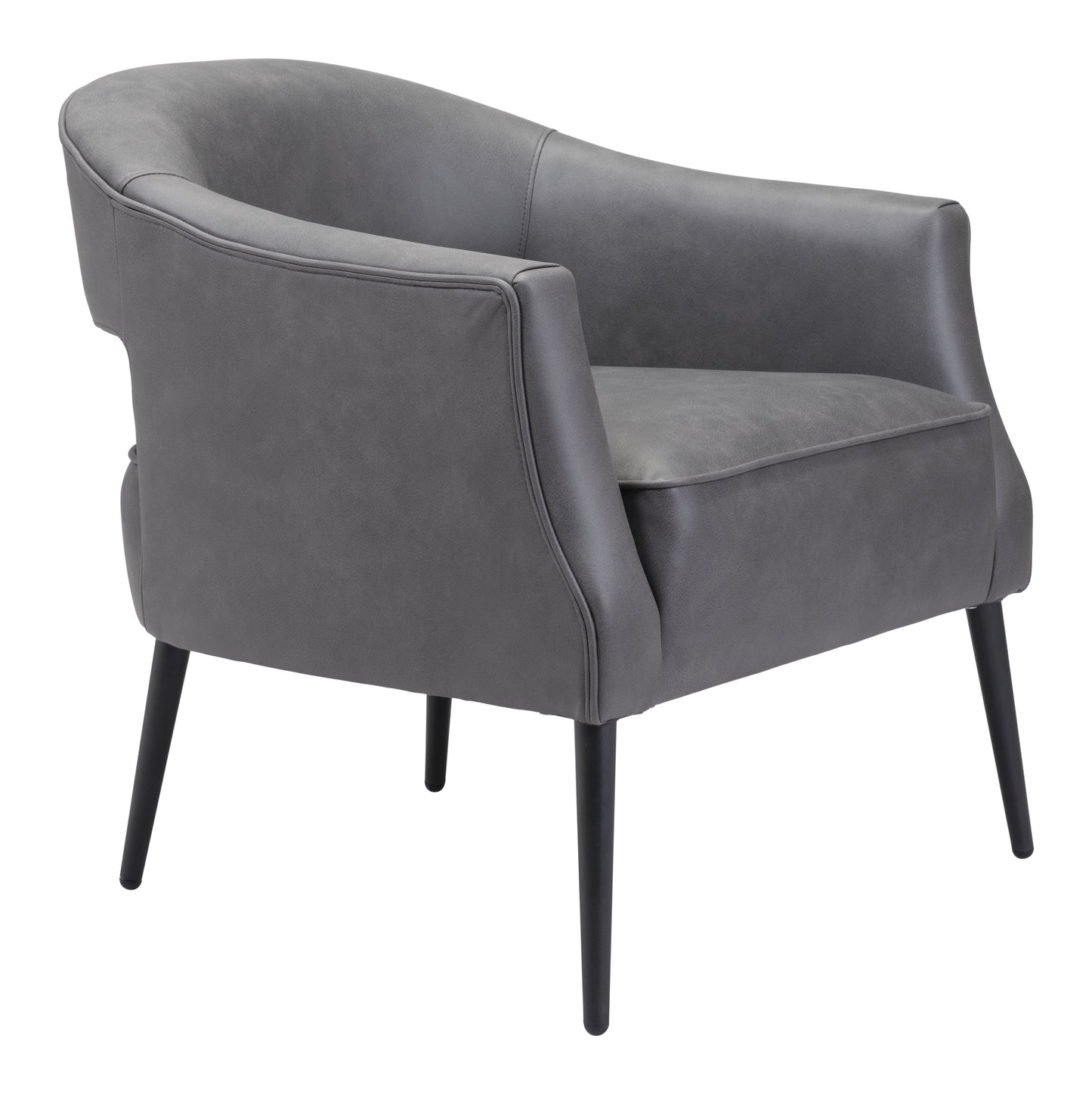 Fauteuil d'appoint Berkeley gris vintage