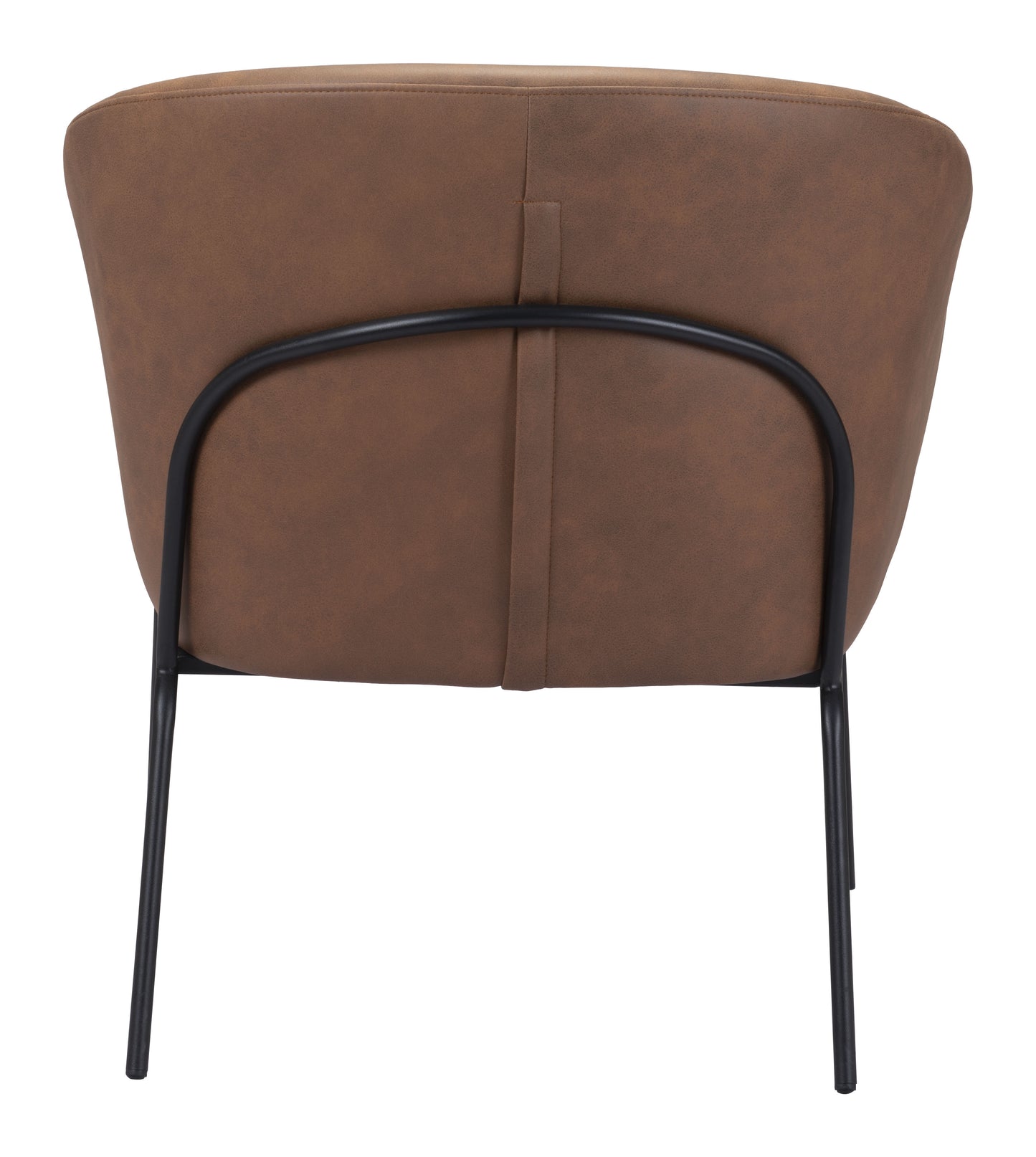 Chaise d'appoint Quinten Brun Vintage