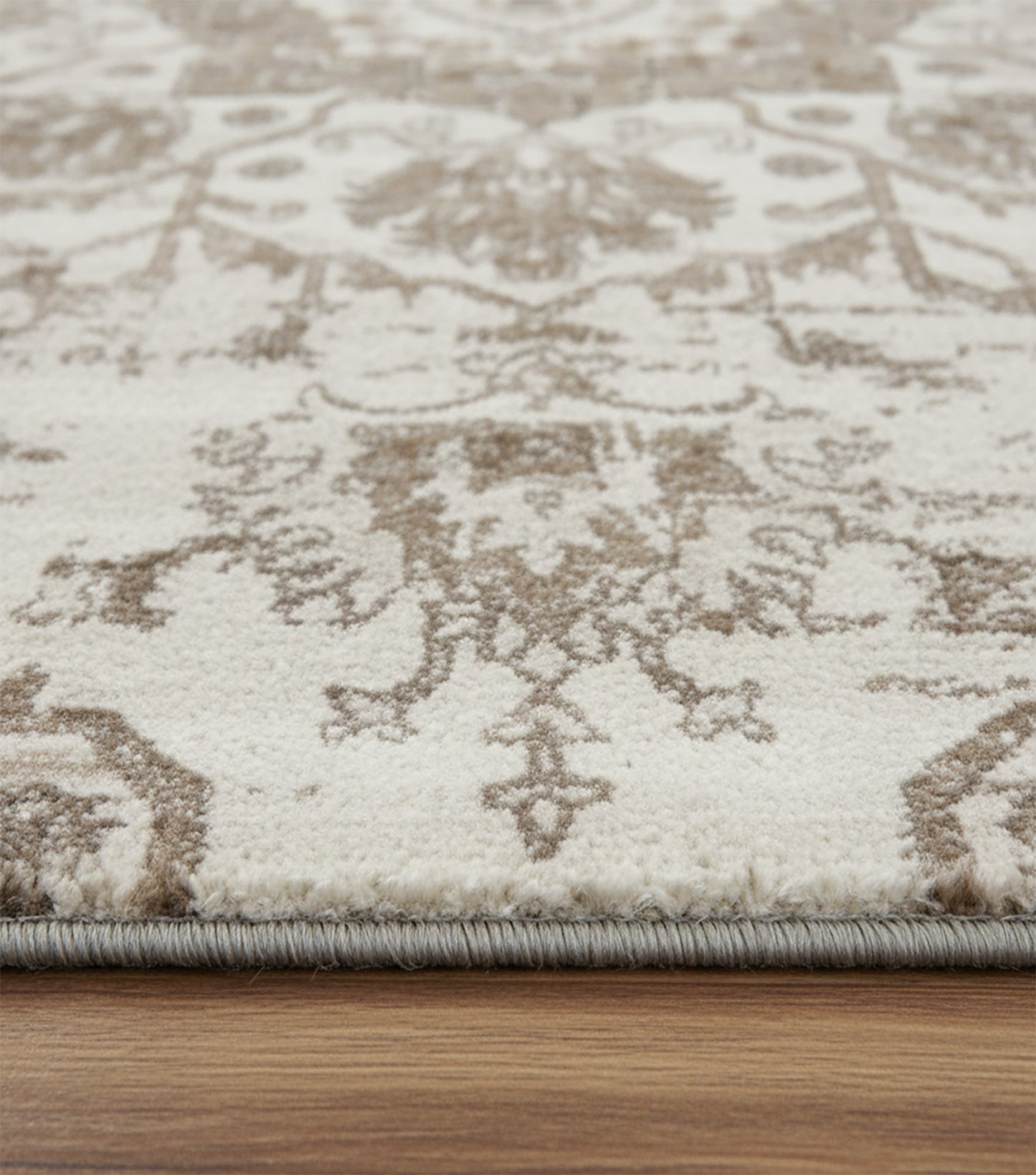 Tala Distressed Contemporary Cream Indoor Rug-7