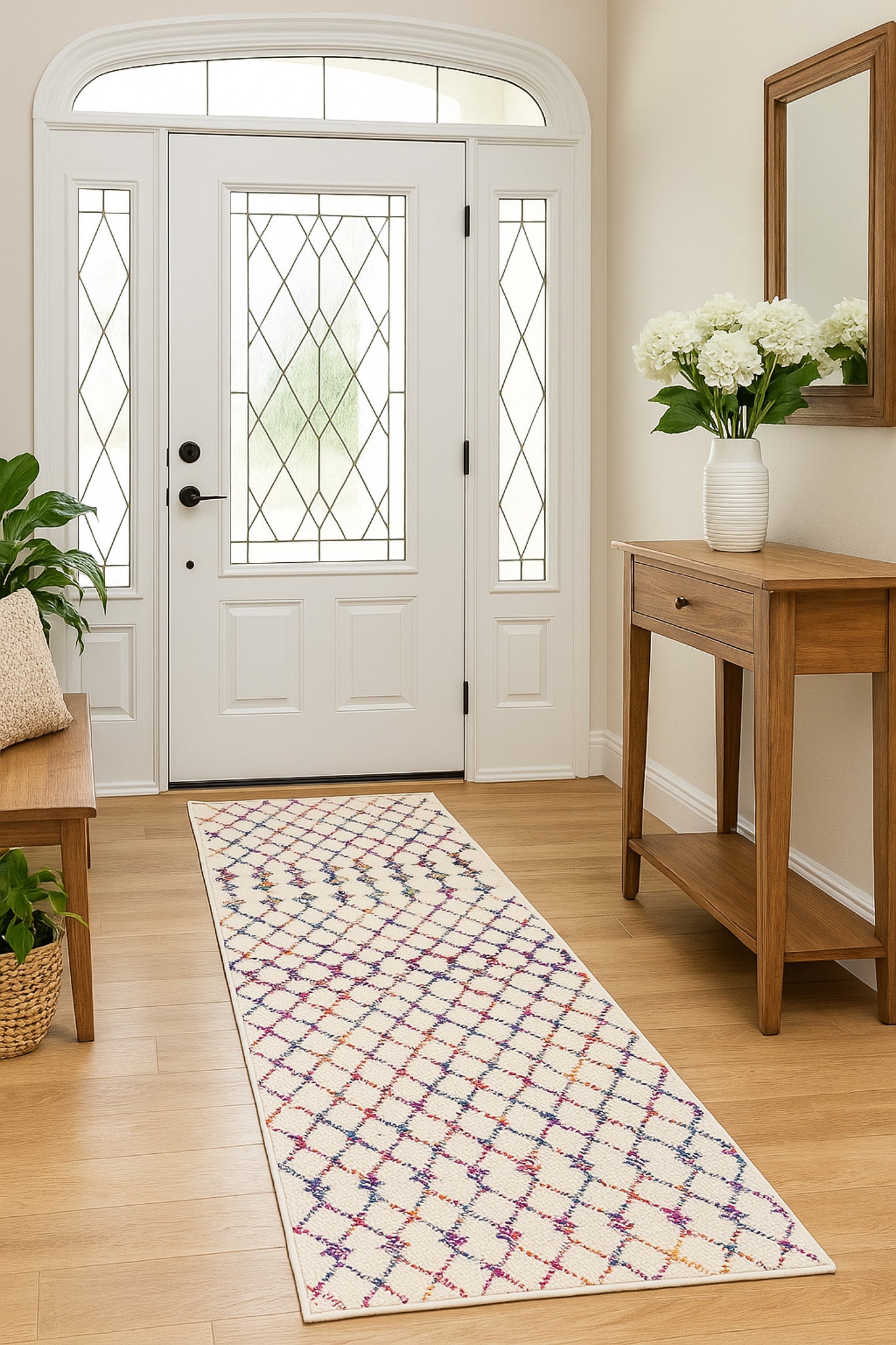 Tapis beige moderne Savannah Boho
