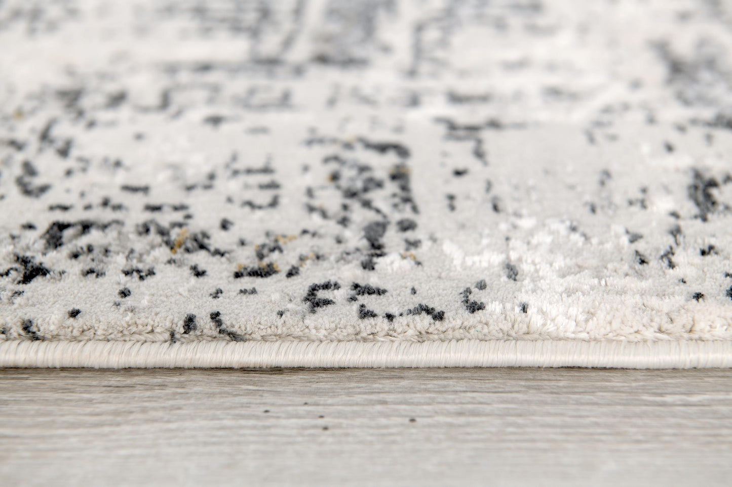 Caelum Geometric Contemporary Grey and Beige Indoor Rug