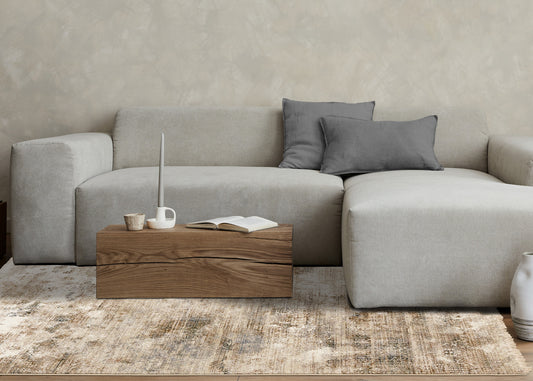 Contemporary Tribal Southwestern Cream Area Rug