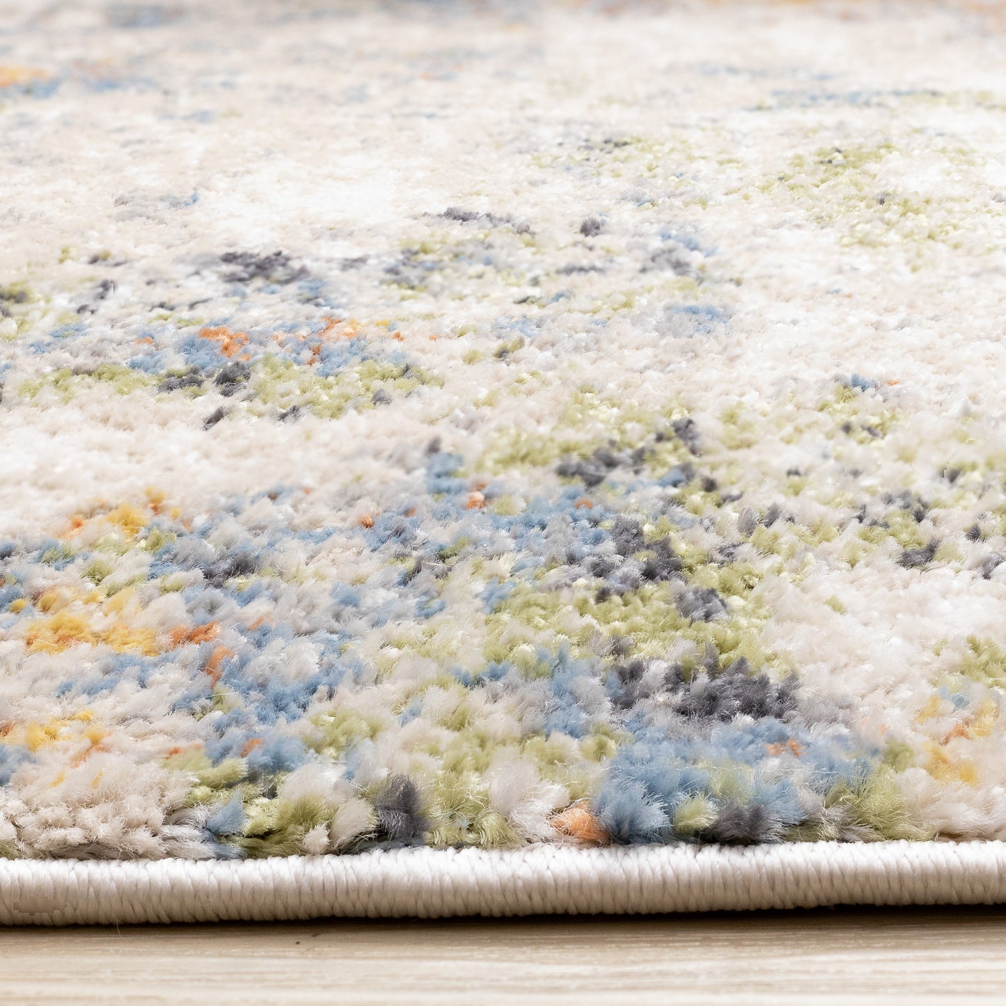 Contemporary Distressed Organic Taupe Area Rug-9