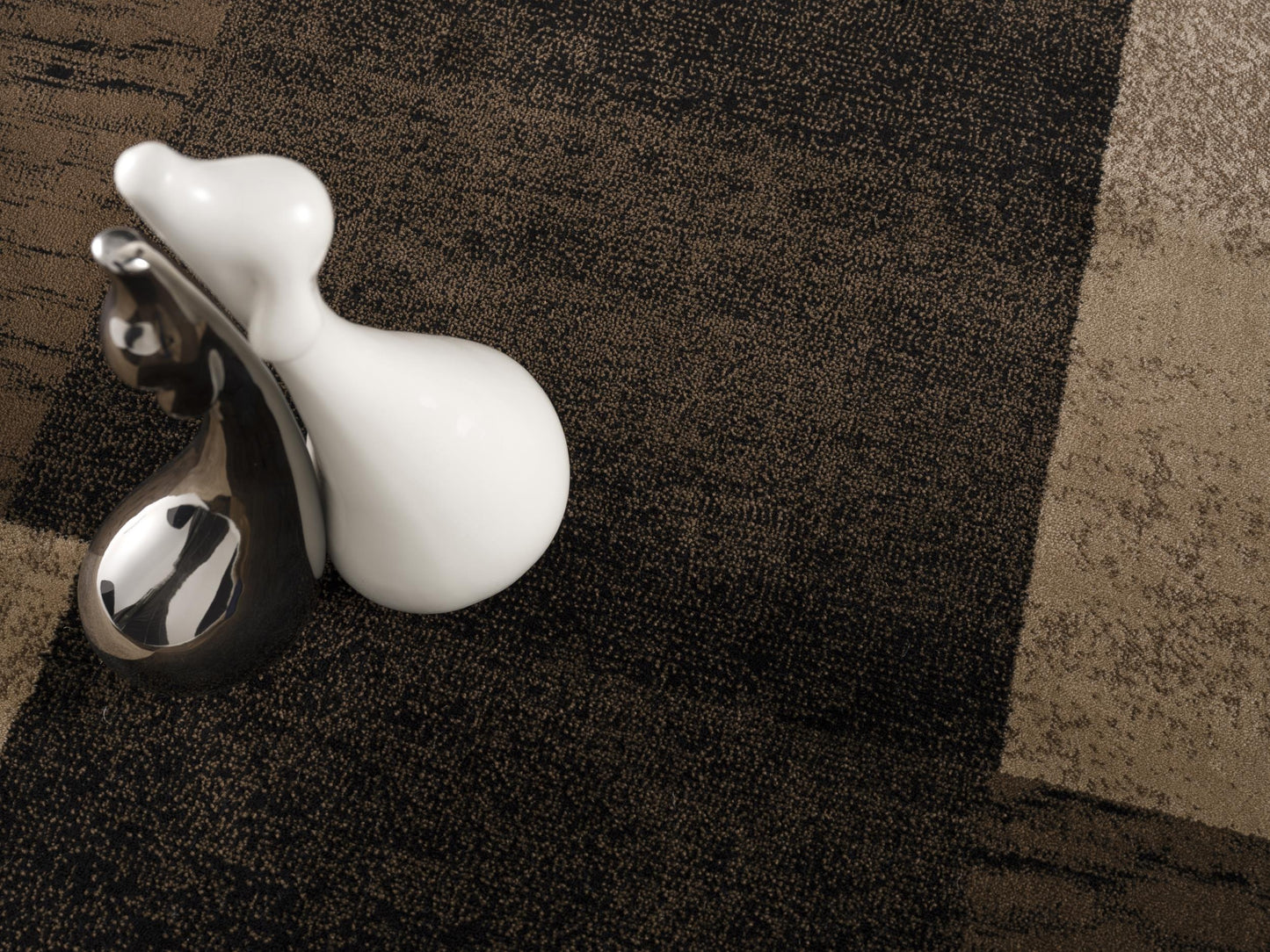 Dhruv Geometric Contemporary Brown and Beige Indoor Rug