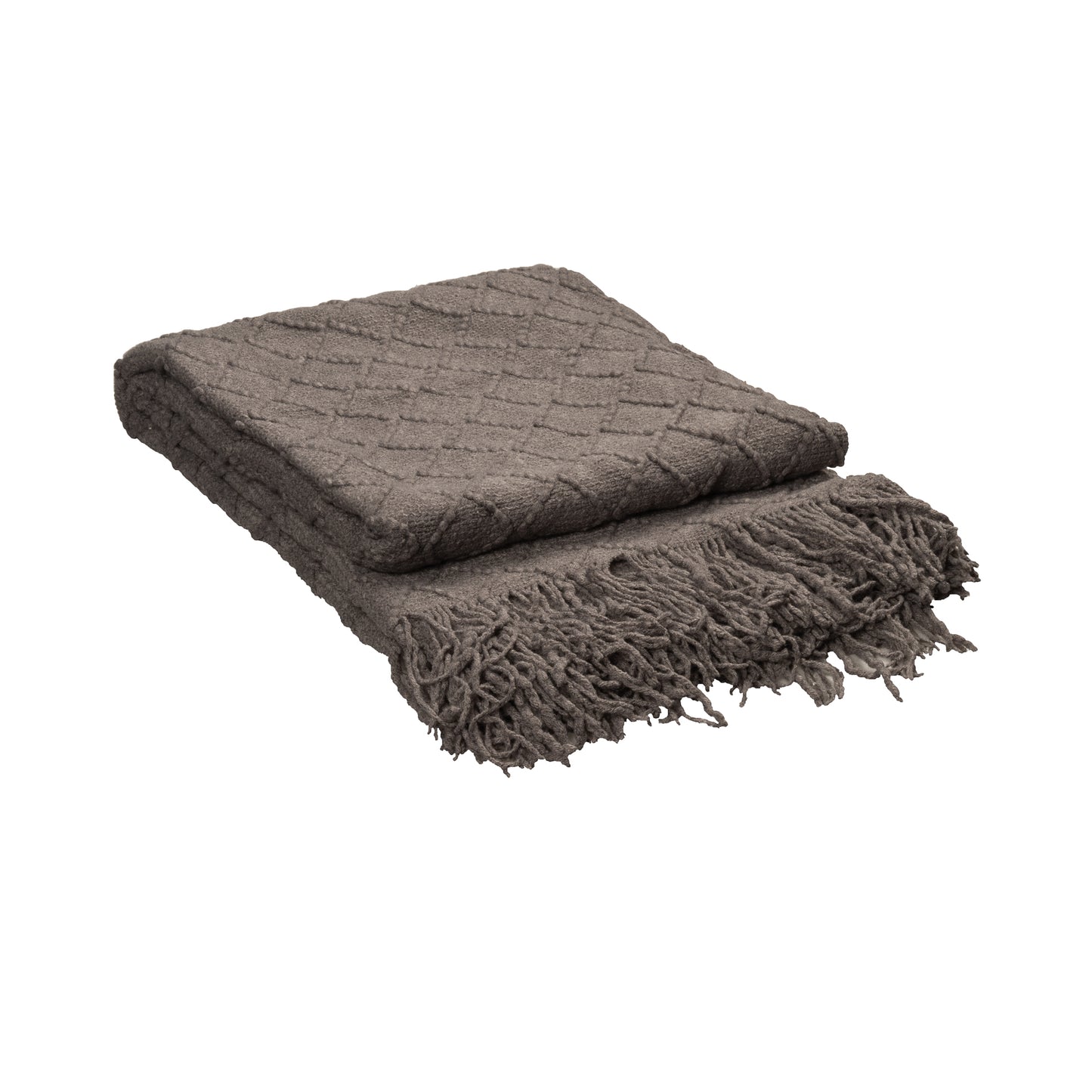 Decorative Throw Dark Gray