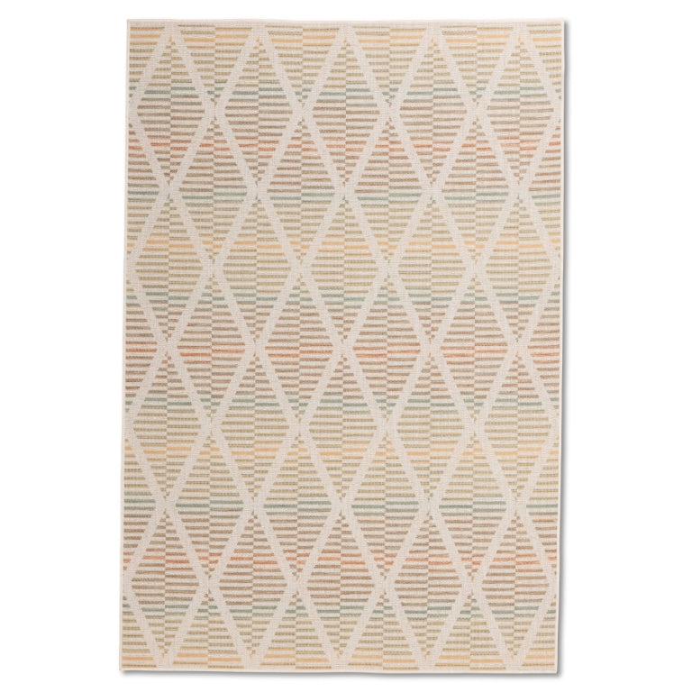 Geometric Modern Multi Outdoor Rug