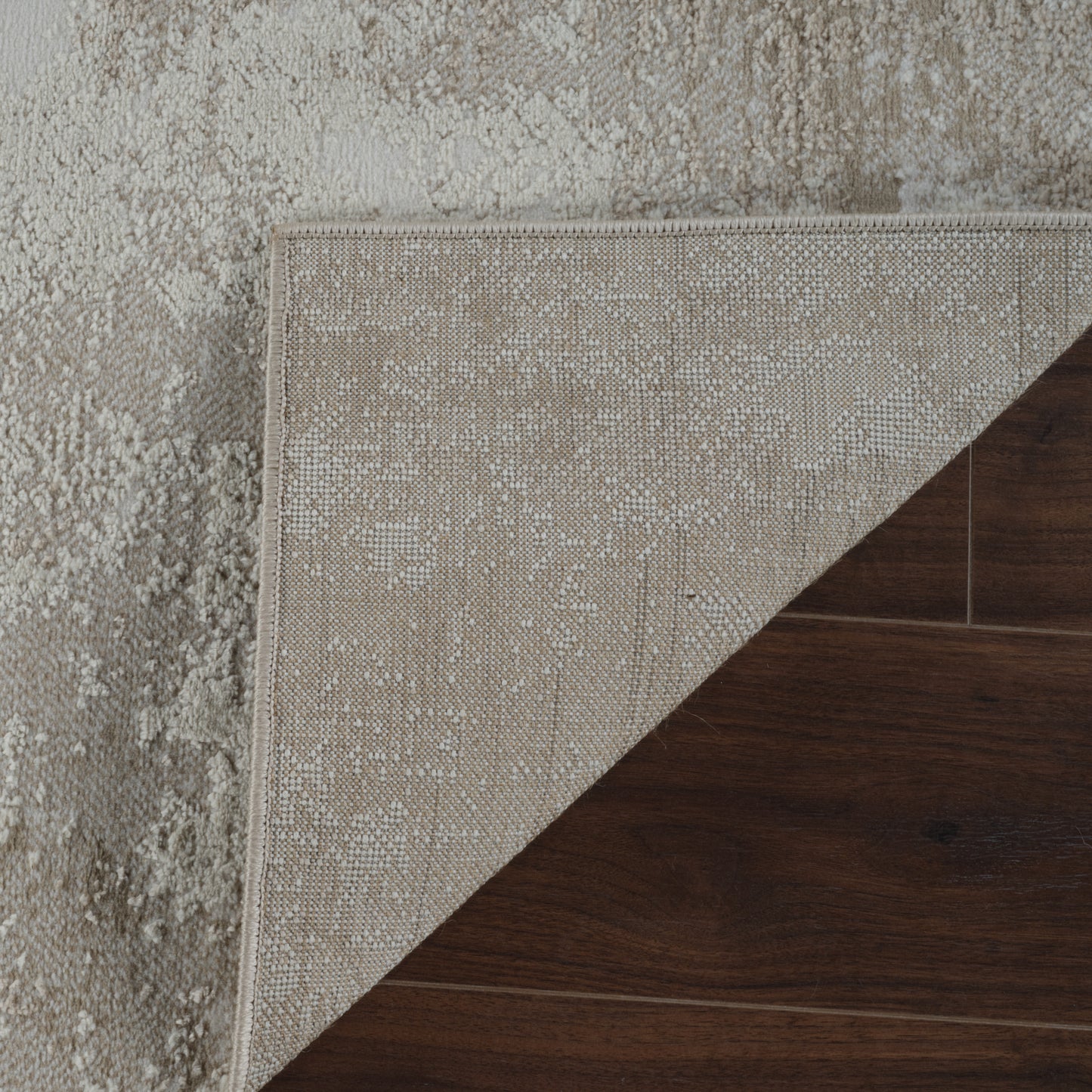 Hikari Abstract Modern Beige and Cream Indoor Rug-7
