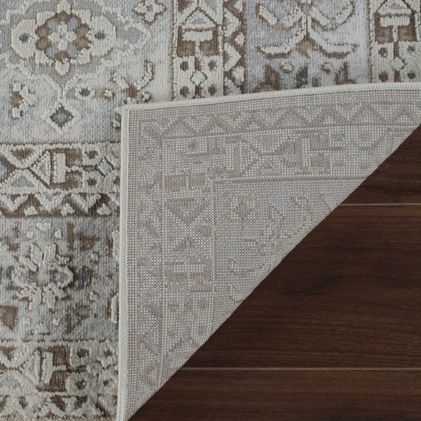 Anara Classic Medallion Traditional Beige and Brown Indoor Rug