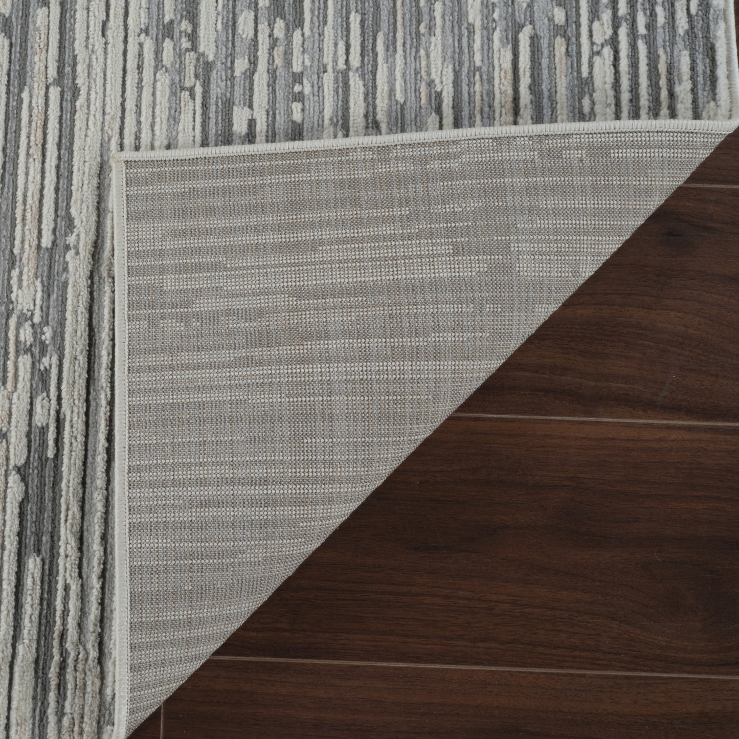 Nira Abstract Contemporary Beige and Brown Indoor Rug