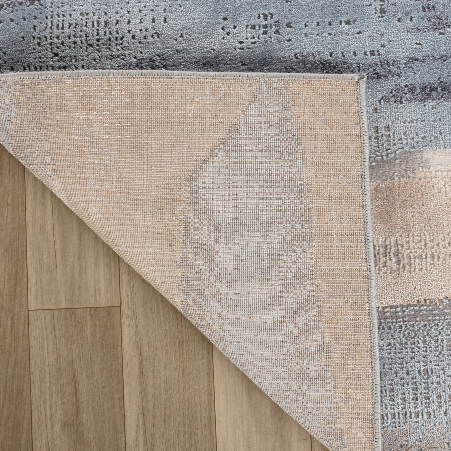 Aeris Abstract Contemporary Blue and Beige Indoor Rug-11
