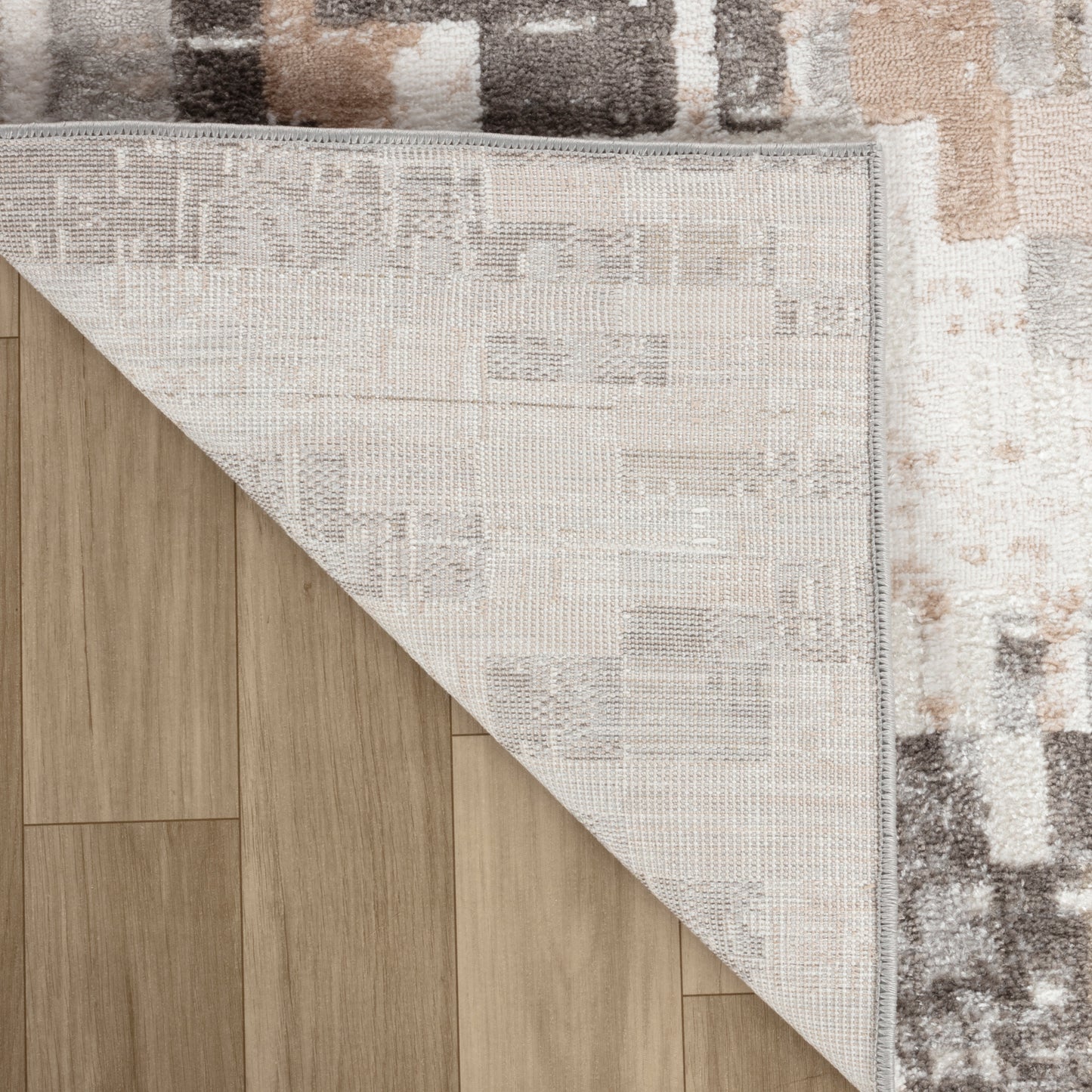Ivoria Distressed Contemporary Cream Indoor Rug