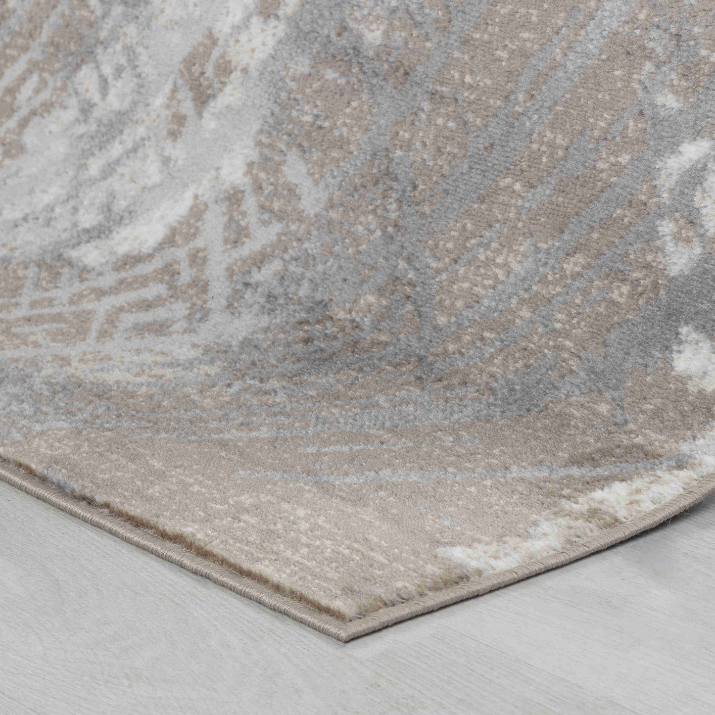 Arden Abstract Contemporary Brown and Grey Indoor Rug-8