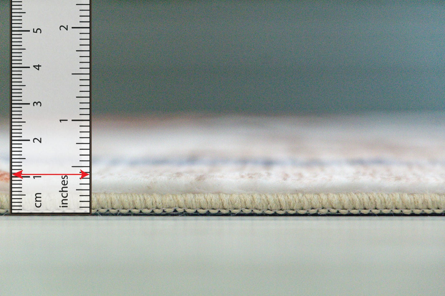 Elys Geometric Contemporary Beige and Brown Indoor Rug