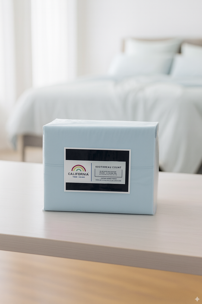 Rug Branch California Cotton Club Sheet Set - Light Blue