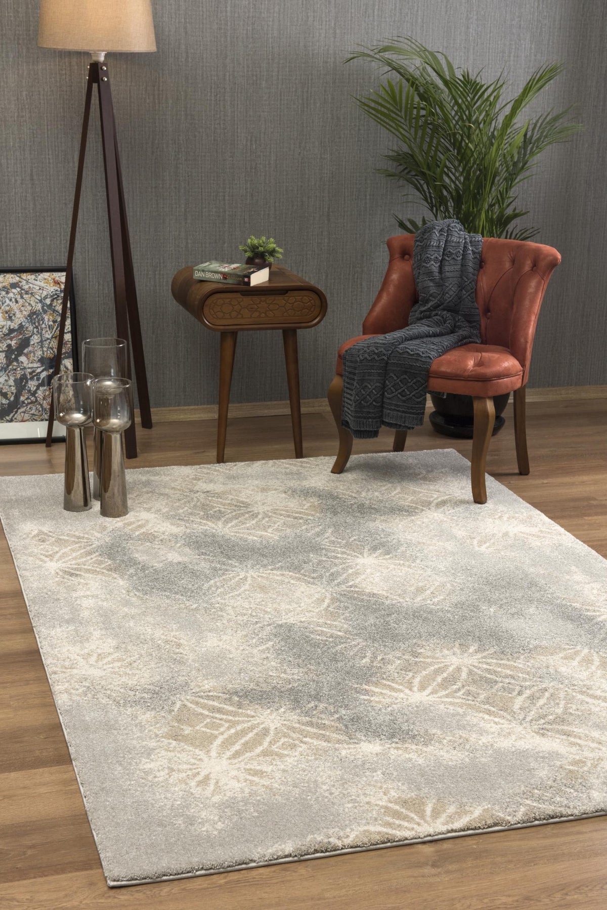 Tapis abstrait contemporain de la collection Plush de Nouvelle-Zélande