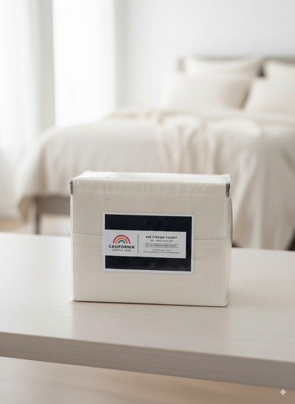 Rug Branch California Cotton Club Sheet Set-Ivory