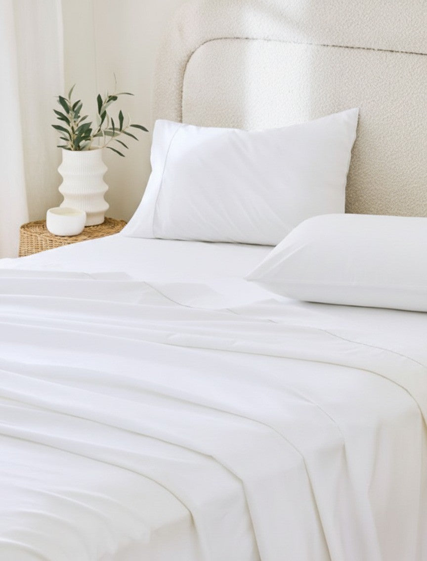 Rug Branch California Cotton Club Sheet Set - White