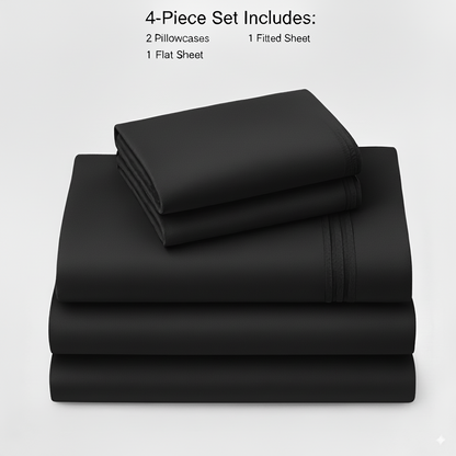 Rug Branch California Cotton Club Sheet Set-Charcoal