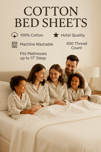 Rug Branch California Cotton Club Sheet Set-Light Brown
