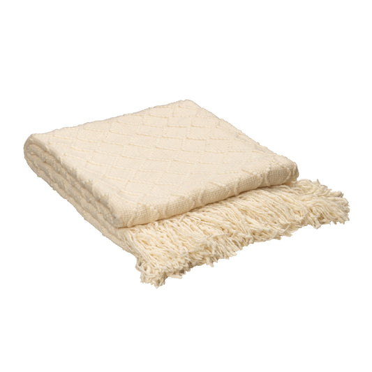 Decorative Throw Cream