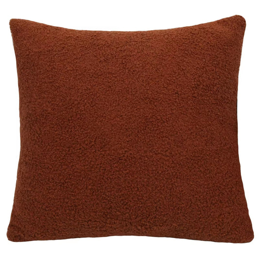 Textured Rust Pillow with Insert & Cover