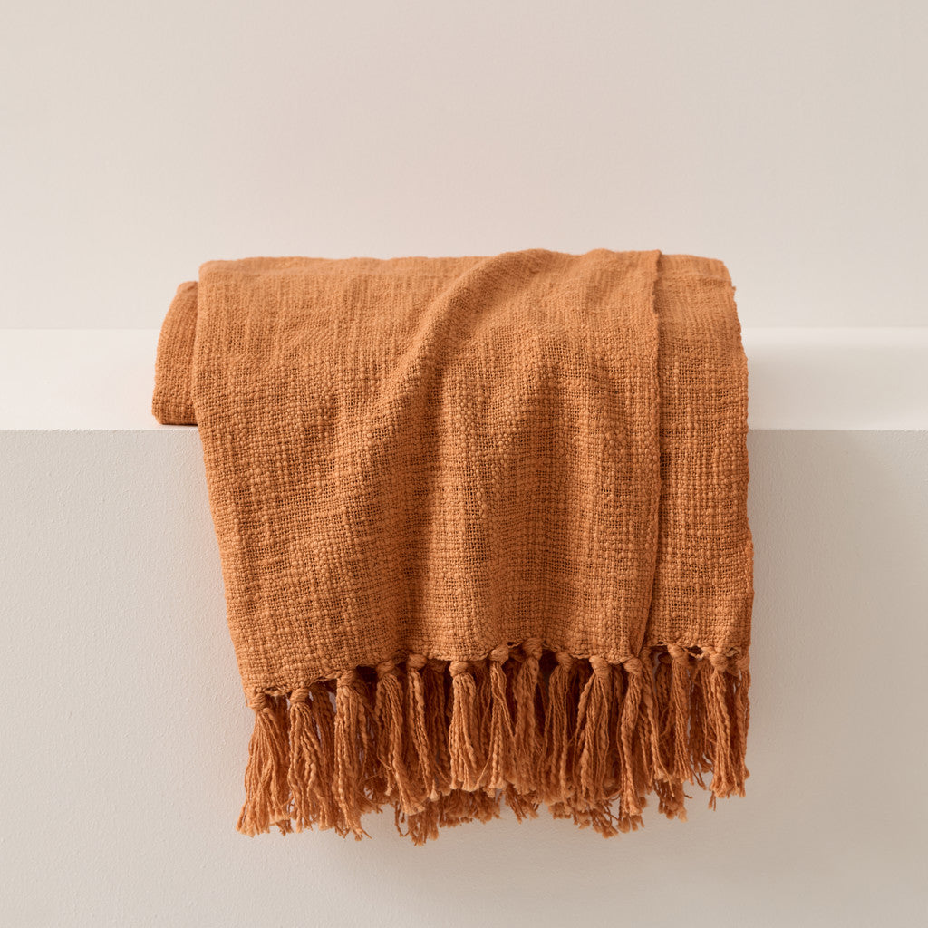 Decorative Throw Terracotta