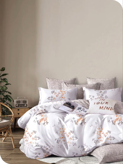 100% Cotton White Duvet Cover Set
