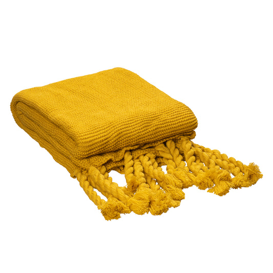 Decorative Throw Mustard