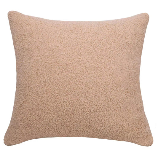 Textured Greige Pillow with Insert & Cover