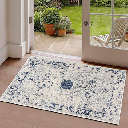 Havana Transitional Contemporary Blue Rug