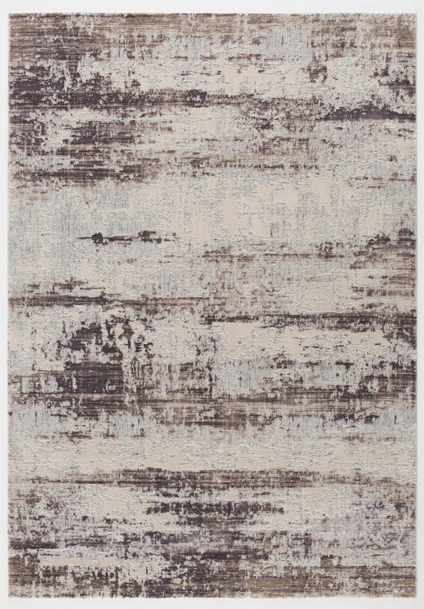 Terrana Abstract Contemporary Violet and Beige Indoor Rug-3