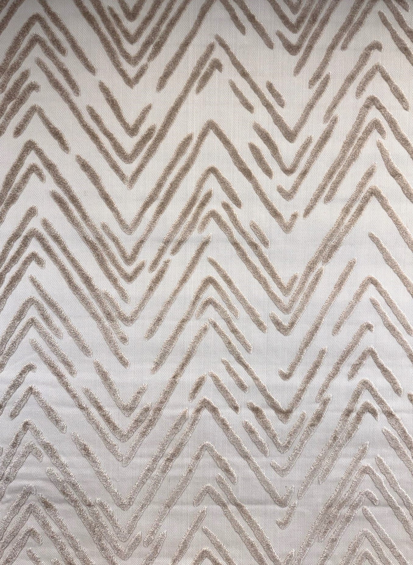 Seren Chevron Contemporary Grey and Beige Indoor Rug-1