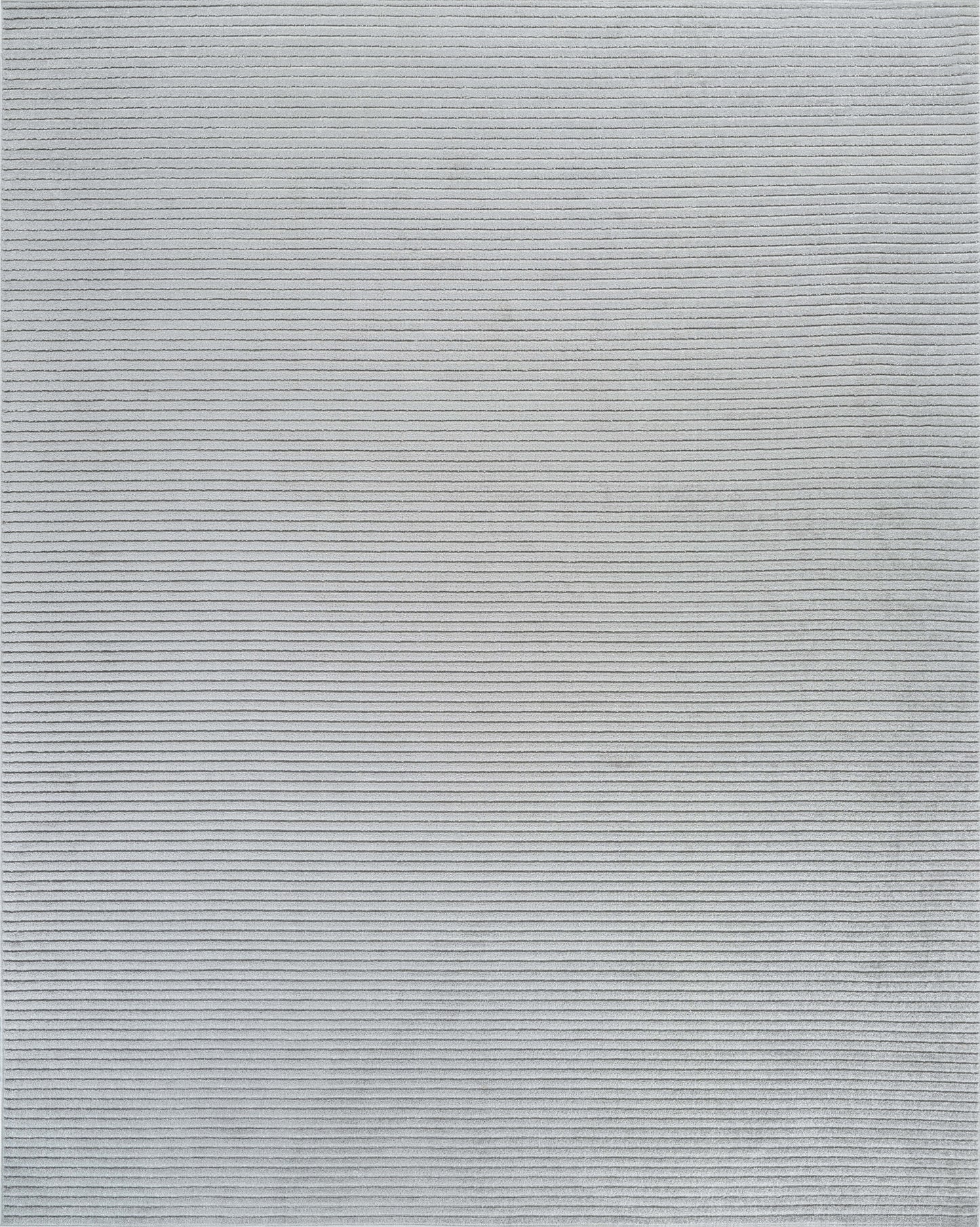 Solena Striped Contemporary Grey and Beige Indoor Rug-3