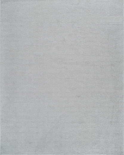 Solena Striped Contemporary Grey and Beige Indoor Rug-3